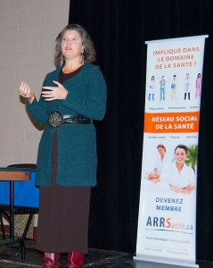 Galina Husaruk au congrès de l'ARRS, novembre 2011